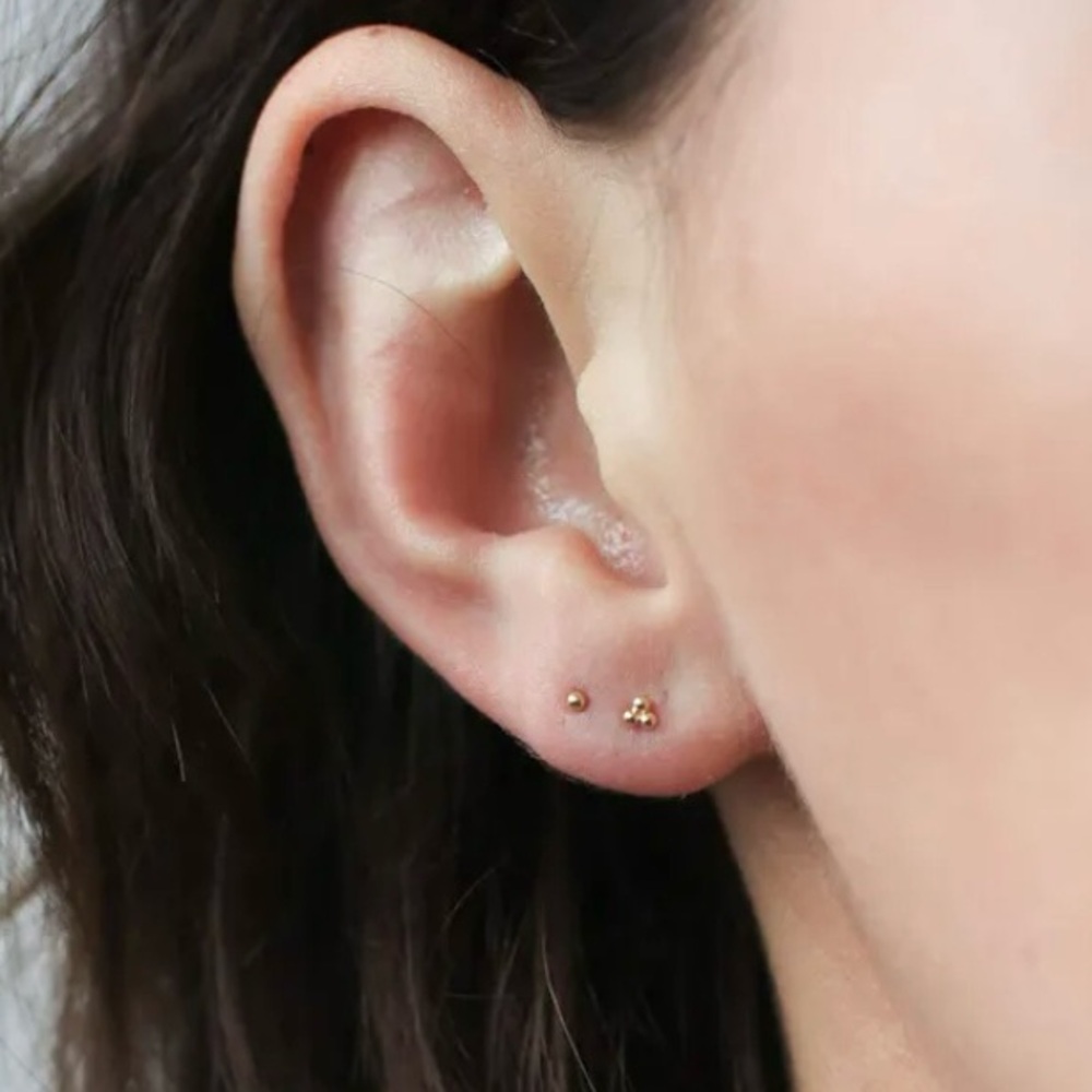 Maison Miru Tiny Secret studs - BRAND NEW, NEVER WORN